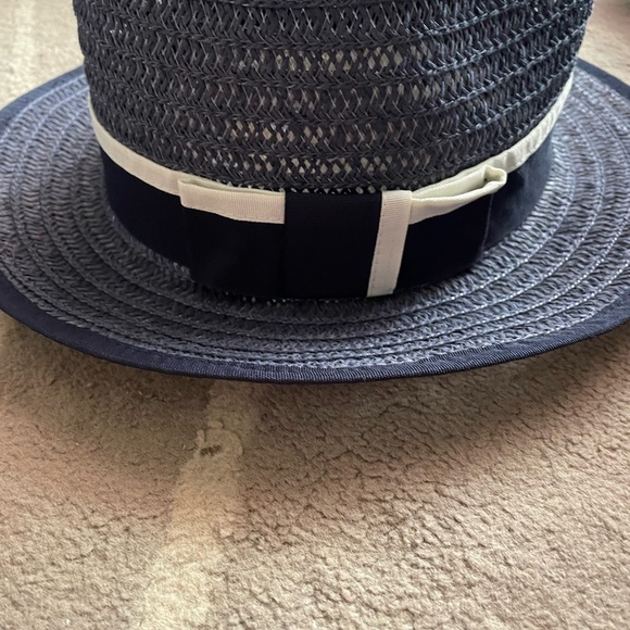 Halogen straw Panama fedora hat - Picture 2 of 3